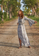 Cora Kaftan // Tanit Tie Dye - Grey